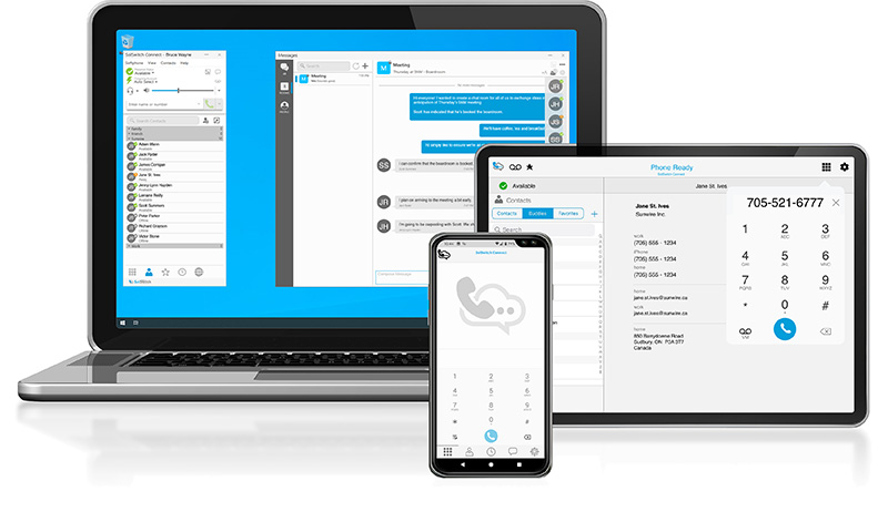 Sunwire Connect Softphone - Available for Windows, Mac, iOS and Android
