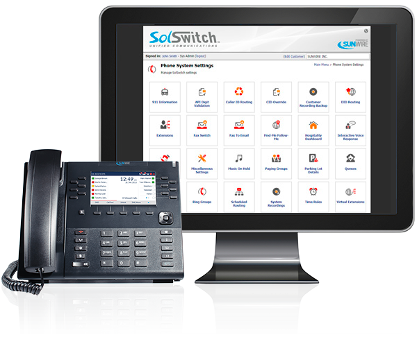 Sunwire On-Premise Business Phone Systems - Countless Fully-Customizable Features